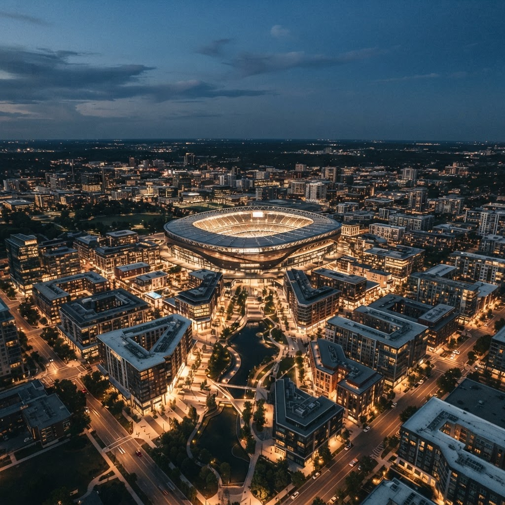 A sports organization creating an innovation district